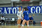 VB vs MHC  Wheaton Women's Volleyball vs Mount Holyoke College. - Photo by Keith Nordstrom : Wheaton, Volleyball, VB